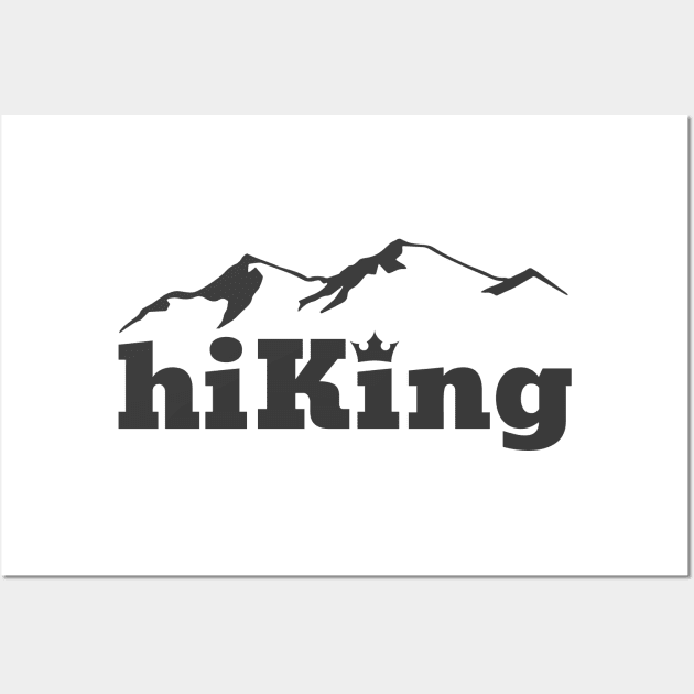 Weekend Fun Hiking Shirt Wall Art by Merch ArtsJet